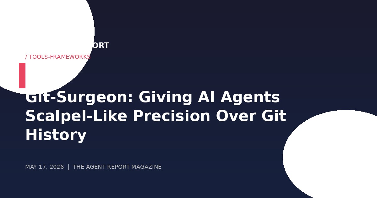Git-Surgeon: Giving AI Agents Scalpel-Like Precision Over Git History