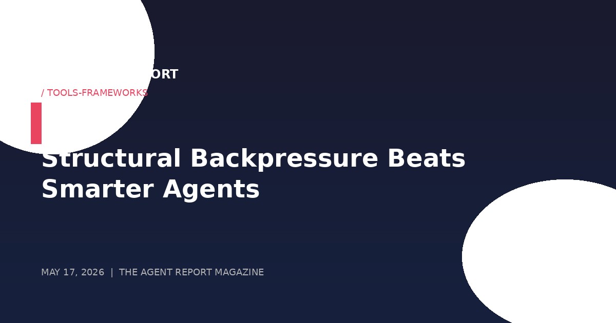 Structural Backpressure Beats Smarter Agents — How Formal Verification Gates Are Reshaping AI Coding Reliability