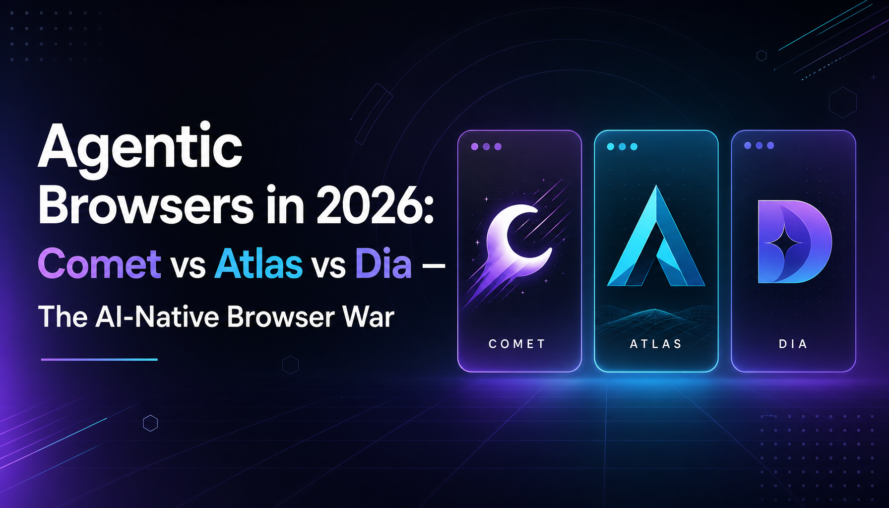 The Agentic Browser Landscape in 2026: Comet, Atlas, Dia, and the War for the AI-Native Browser