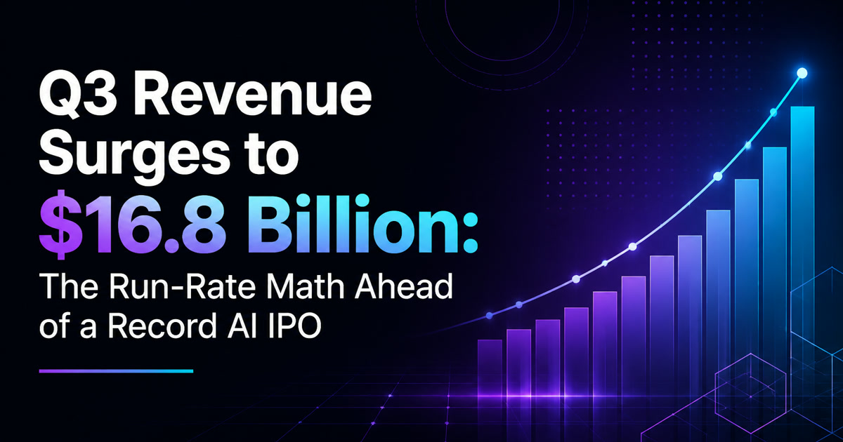 Anthropic's $16.8 Billion Quarter: The Arithmetic Behind a $110 Billion Run Rate