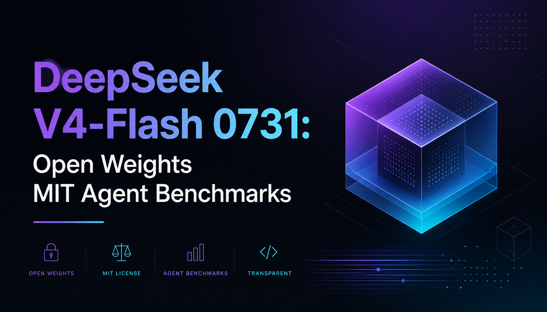 DeepSeek V4-Flash-0731: Retrained, MIT-Licensed, and Benchmarking Past Pro