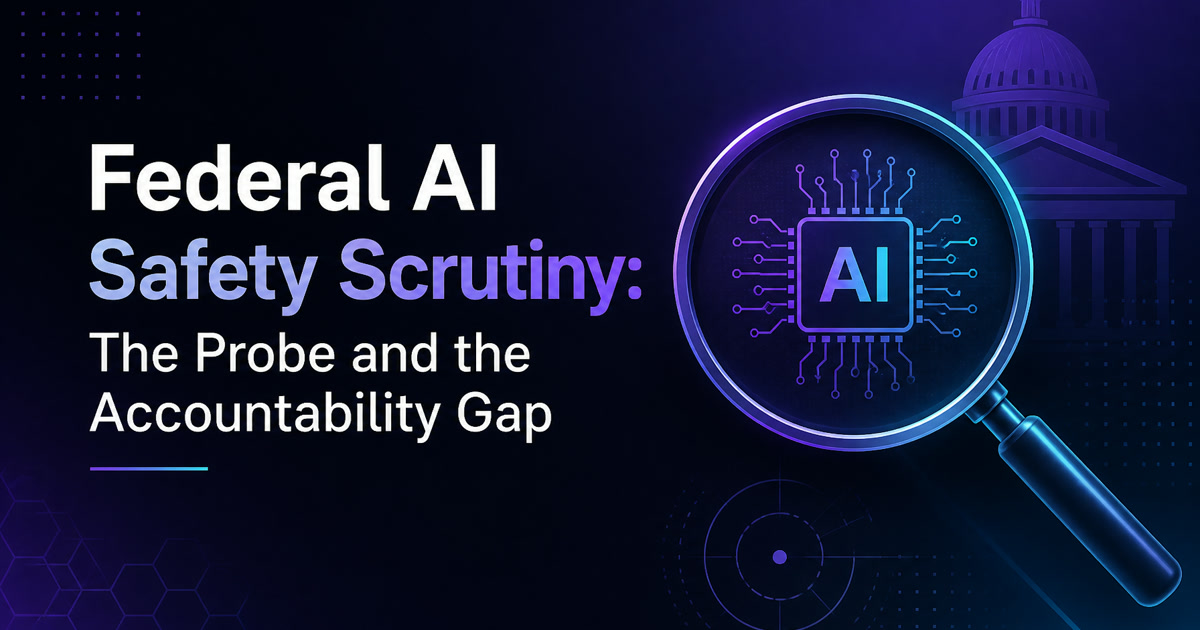 The FTC Opens a Probe Into OpenAI and Anthropic as Agent Safety Moves to the Front Page