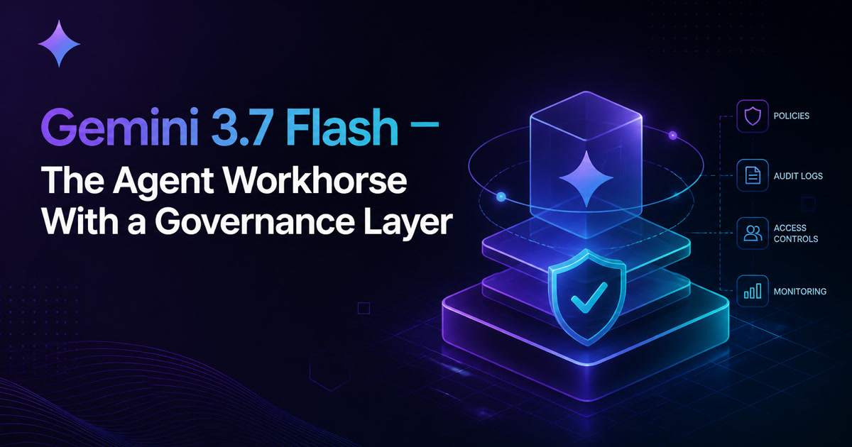 Gemini 3.7 Flash and the Managed Agents Control Plane — What Builders Get
