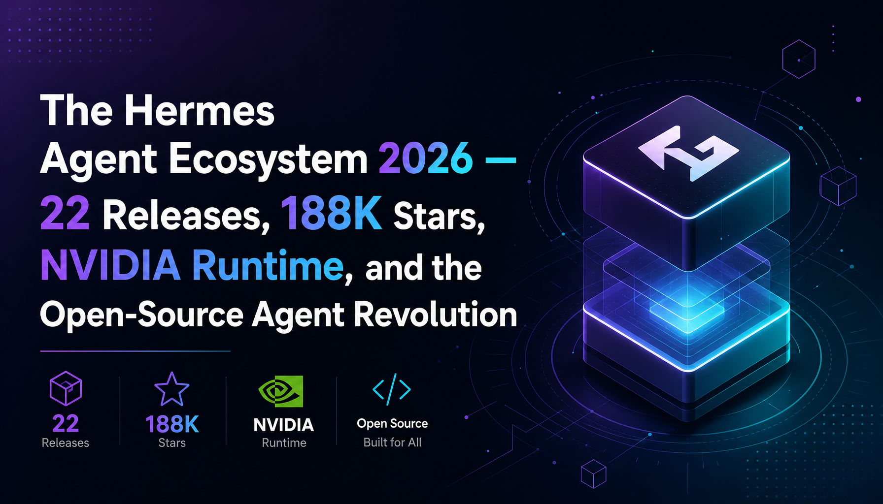 The Hermes Agent Ecosystem in 2026: 22 Releases, 188K Stars, and the Open-Source Runtime Powering the Agent Economy