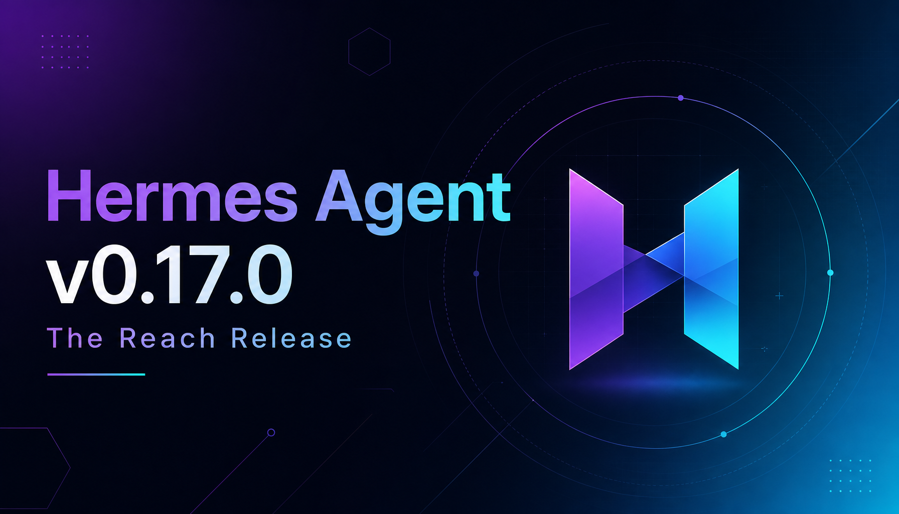 Hermes Agent v0.17.0 Ships: The Reach Release Brings iMessage, Background Subagents, Image Editing, and 245 Contributors