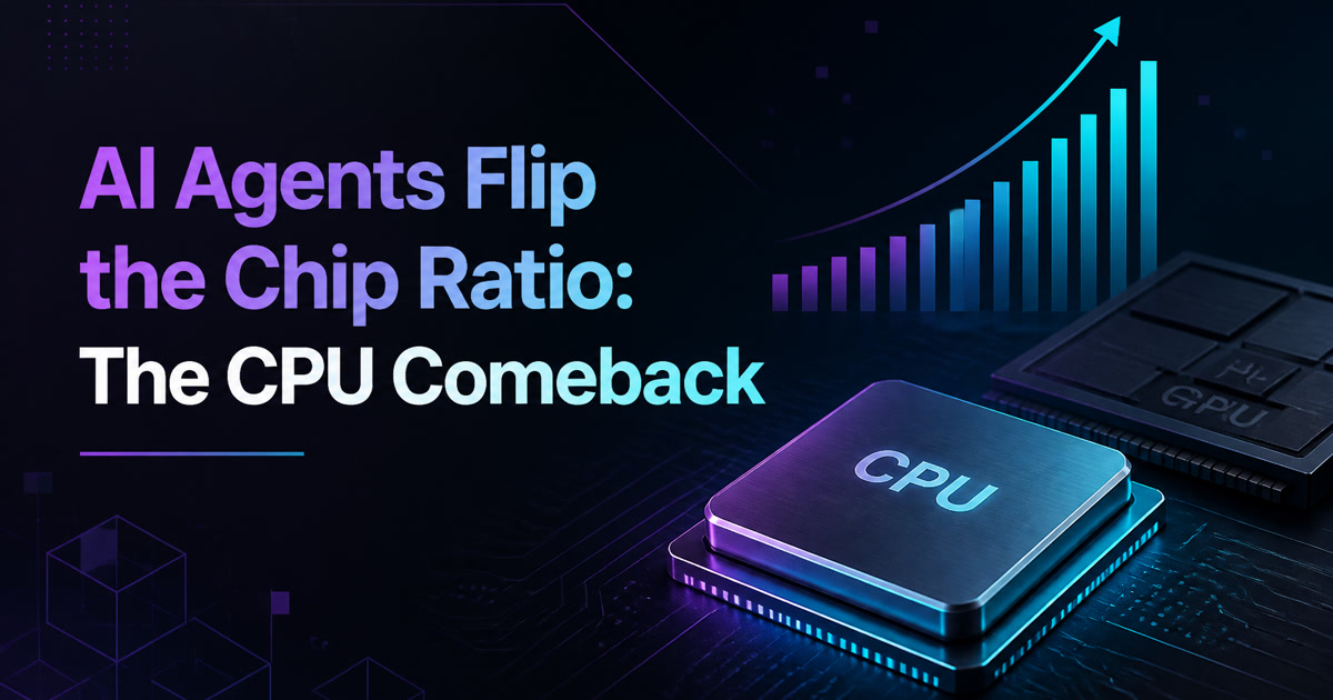 Agents Are a CPU Story: Meta's Muse Pushes AMD Past $1 Trillion and Flips the Chip Ratio