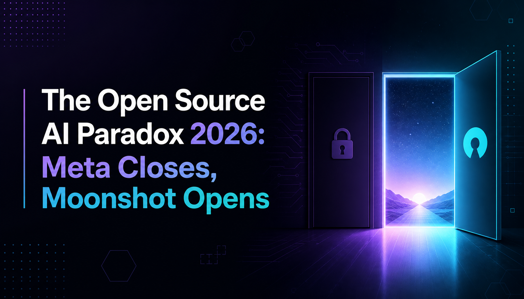 Le paradoxe de l'IA open-source en 2026 : Meta se ferme, Moonshot s'ouvre, et la frontière se déplace de la Californie à Pékin