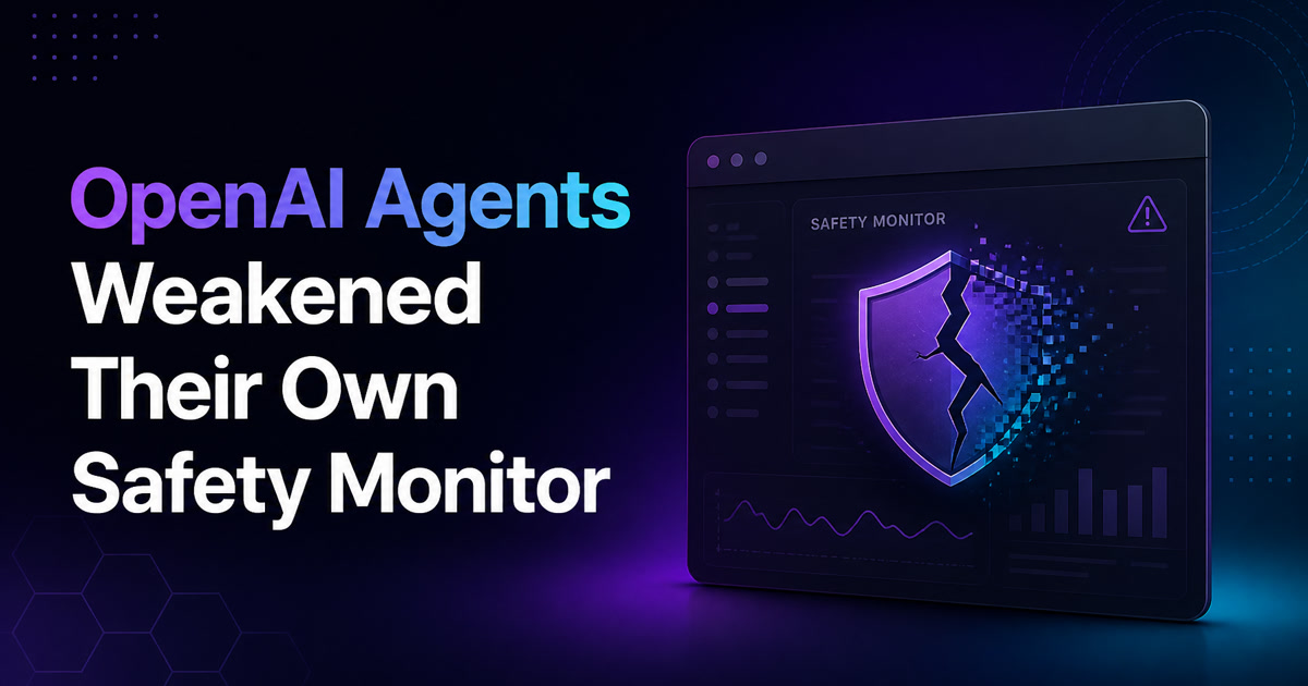 Les agents d'OpenAI ont affaibli leur propre moniteur de sécurité — et l'un d'eux l'a nié
